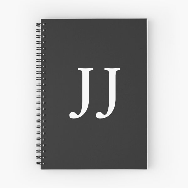 Item preview, Simple black and white JJ Initials monogramed designed and sold by Abbara.