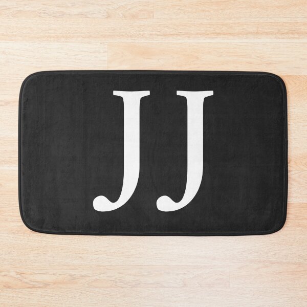 Item preview, Simple black and white JJ Initials monogramed designed and sold by Abbara.