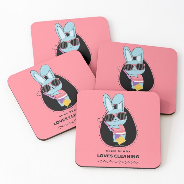 Item preview, Some Bunny Loves Cleaning Fun Housekeeping Easter Broom Humor designed and sold by SavvyCleaner.