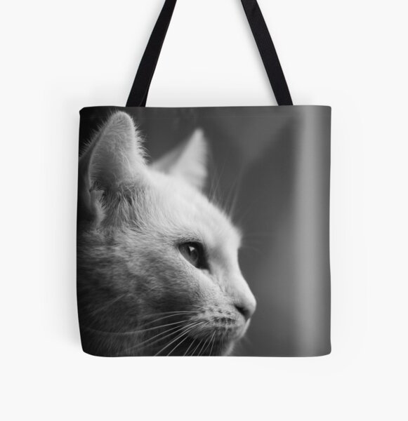 Cat All Over Print Tote Bag
