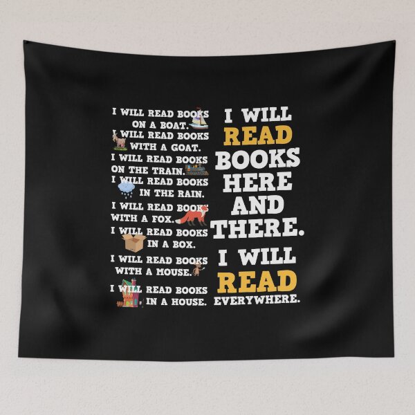 Item preview, I Will Read Books Here And There Gift designed and sold by TTFMerch.