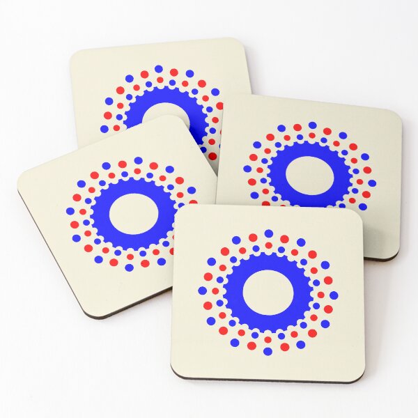 Item preview, Red & Blue Cassette Circle designed and sold by WoldsLincs.