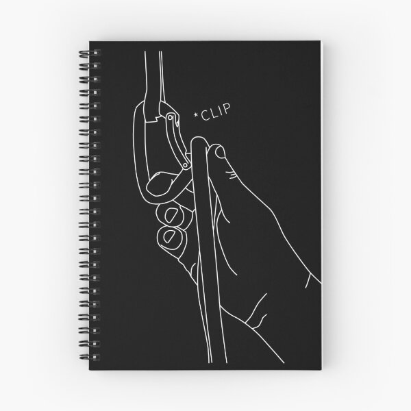 Item preview, Clipping Climbing Illustration (black) designed and sold by Climbingvibes.