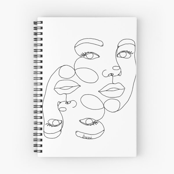 Item preview, abstract faces designed and sold by anabressi.