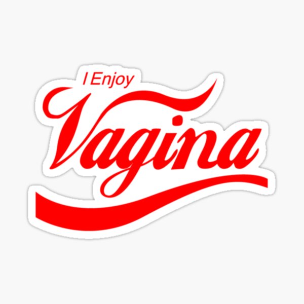Ich genieße die Vagina Sticker