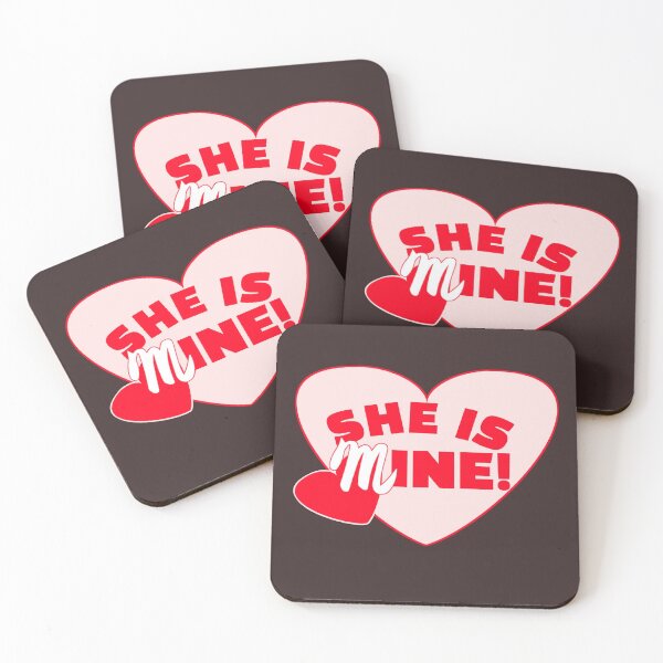 Item preview,  She is mine heart pink and red designed and sold by vibeno1.