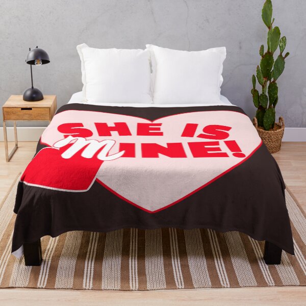 Item preview, She is mine heart pink and red designed and sold by vibeno1.