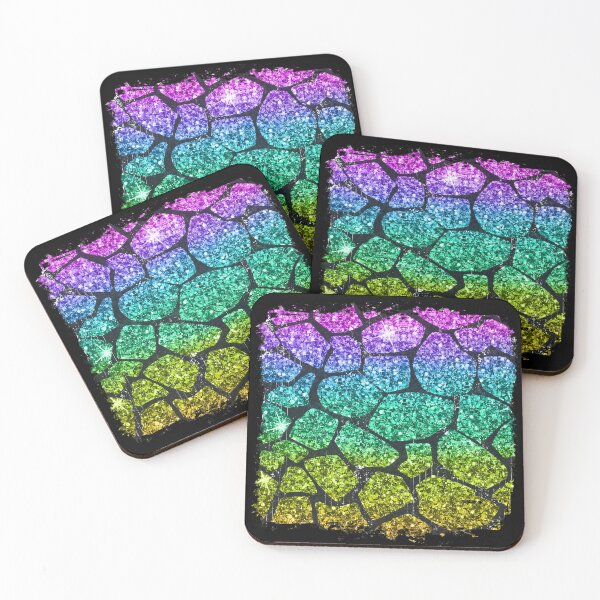 Item preview, Cute Rainbow Sparkly Giraffe Pattern designed and sold by WOW TeesAndThings.