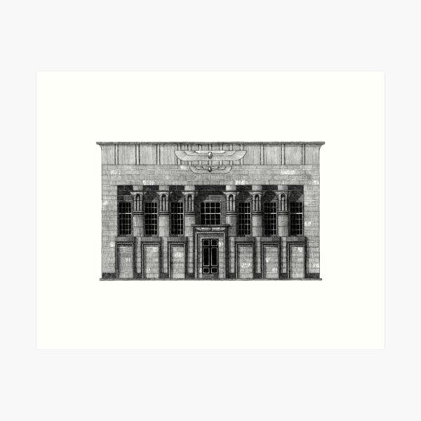 Temple Works Art Print