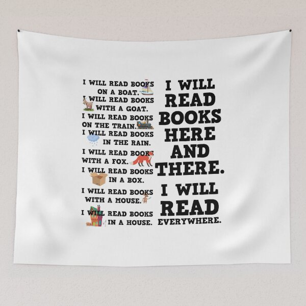 Item preview, I Will Read Books Here And There Gift designed and sold by TTFMerch.