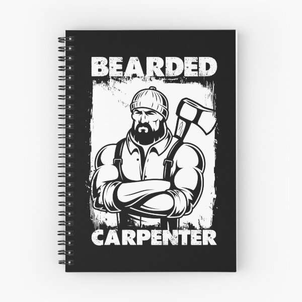 Item preview, Bearded Carpenter - Woodworker with Beard - T-Shirts, Hoodies, Stickers and more designed and sold by ShaykhUmer.