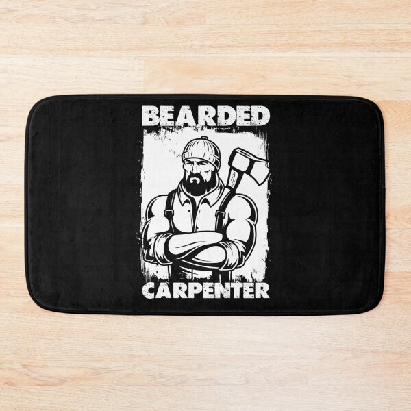 Item preview, Bearded Carpenter - Woodworker with Beard - T-Shirts, Hoodies, Stickers and more designed and sold by ShaykhUmer.
