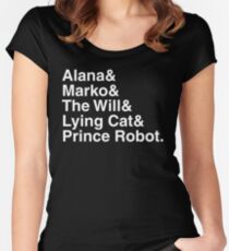 Saga Women's Fitted Scoop T-Shirt