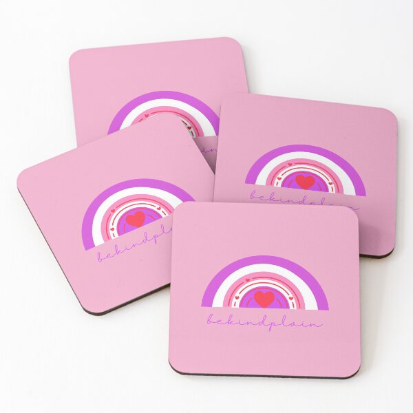 Item preview, Be kind plain Love Rainbow Pink designed and sold by DIYArtprinting.