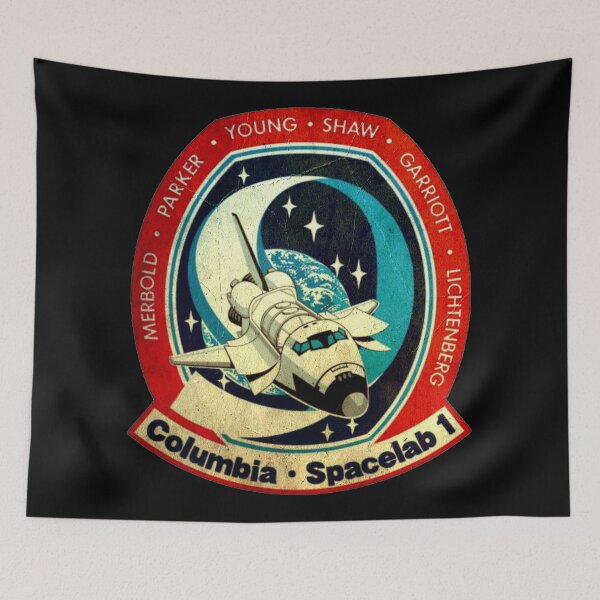 Item preview, vintage STS-9 logo designed and sold by trendistudio.