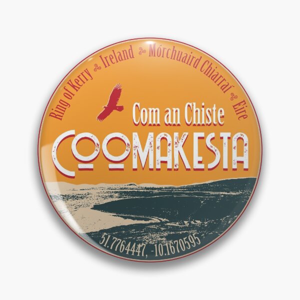 Item preview, Wild Atlantic Way Coomakesta Pass, Ring of Kerry, Ireland T-Shirt + Sticker designed and sold by ROADTROOPER.