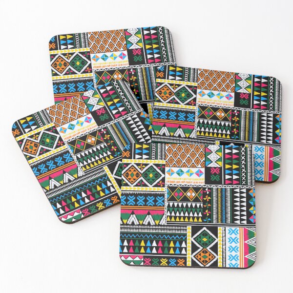 Item preview, Multicolor tribal Navajo seamless pattern. aztec fancy abstract geometric art print. designed and sold by Paphawarin.