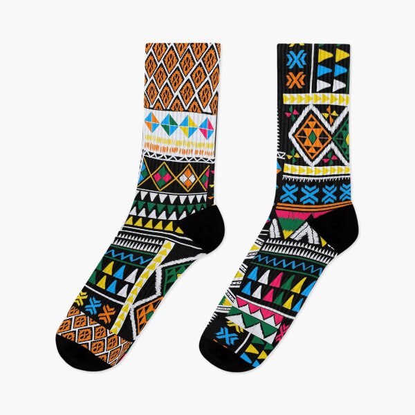 Item preview, Multicolor tribal Navajo seamless pattern. aztec fancy abstract geometric art print. designed and sold by Paphawarin.