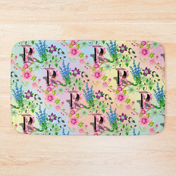 Item preview, Letter R with Floral  designed and sold by MoSaid.