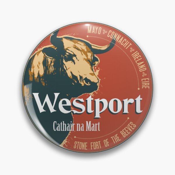 Item preview, Wild Atlantic Way Westport County Mayo Ireland T-Shirt + Sticker designed and sold by ROADTROOPER.
