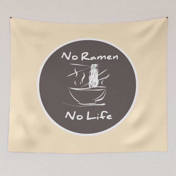 Item preview, Ramen funny noodle ramen joke, no ramen no life designed and sold by vibeno1.