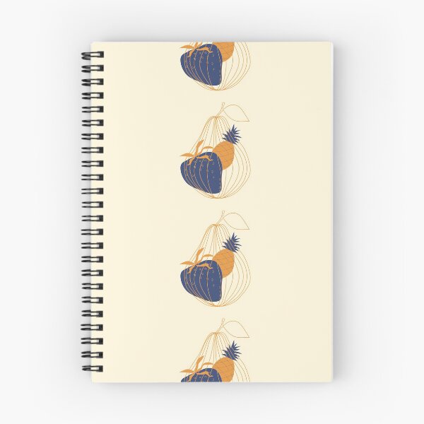 Item preview, Fruit_navy moderno + marrón designed and sold by DainStudio.
