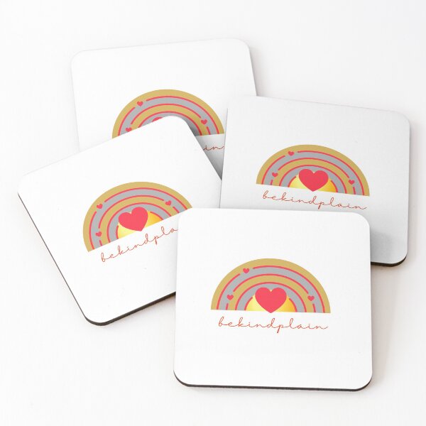 Item preview, Be kind plain Love Rainbow Gold designed and sold by DIYArtprinting.
