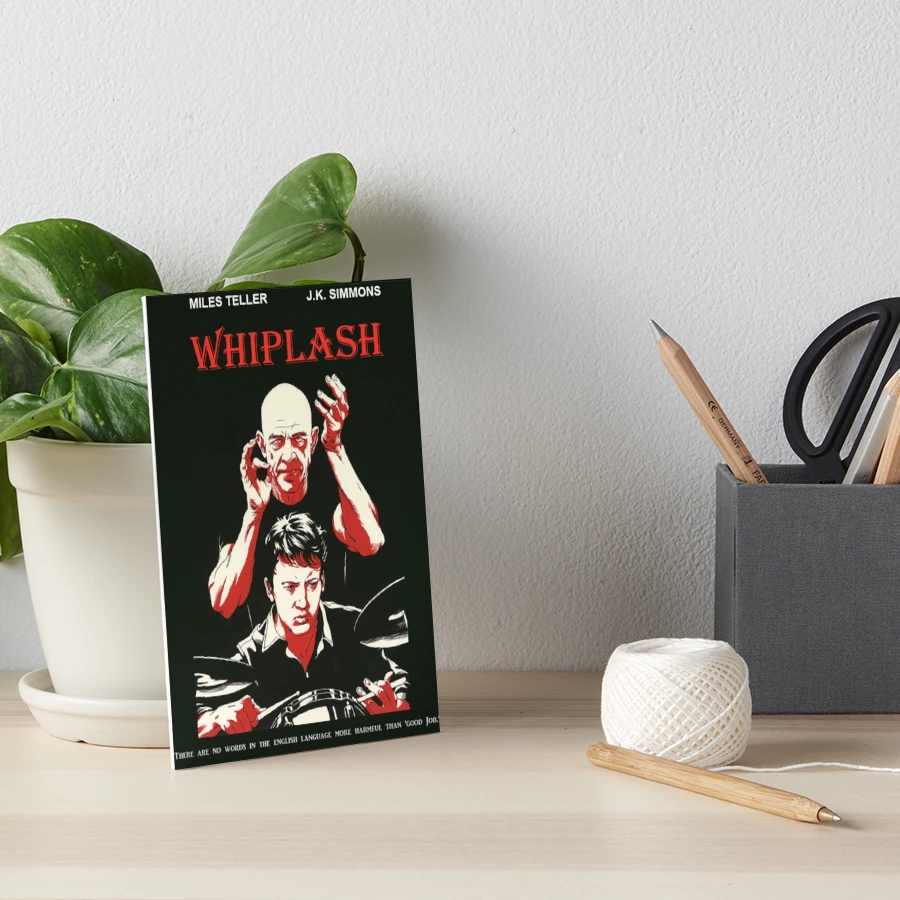 Whiplash Movie Poster - Black and Red Whiplash Movie Poster - Black and Red