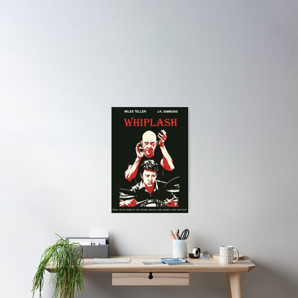 "Whiplash Movie Poster - Black And Red" Poster For Sale By Kaidlyn ...