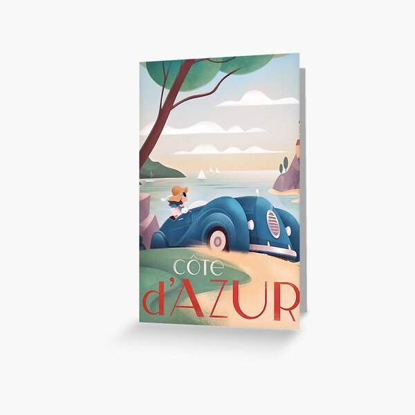 Item preview, Art Deco Travel Poster designed and sold by martinwick.