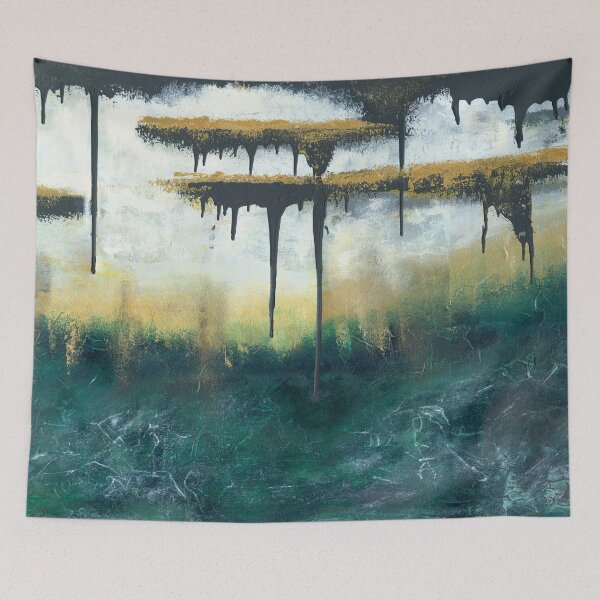 Item preview, Golden Escape - Original Abstract Painting  designed and sold by AlessandraViola.