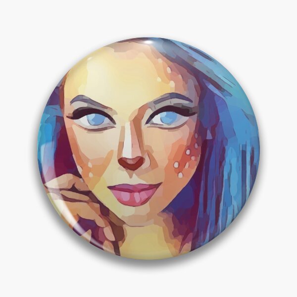 Aperçu de l'œuvre Fille mignonne oeil bleu créée et vendue par OminiDesign.