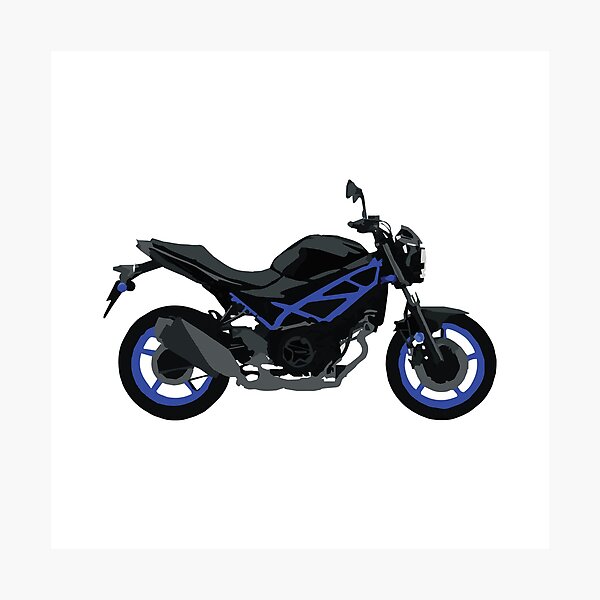 Aperçu de l'œuvre Moto Suzuki SV 650 créée et vendue par WiredDesigns.