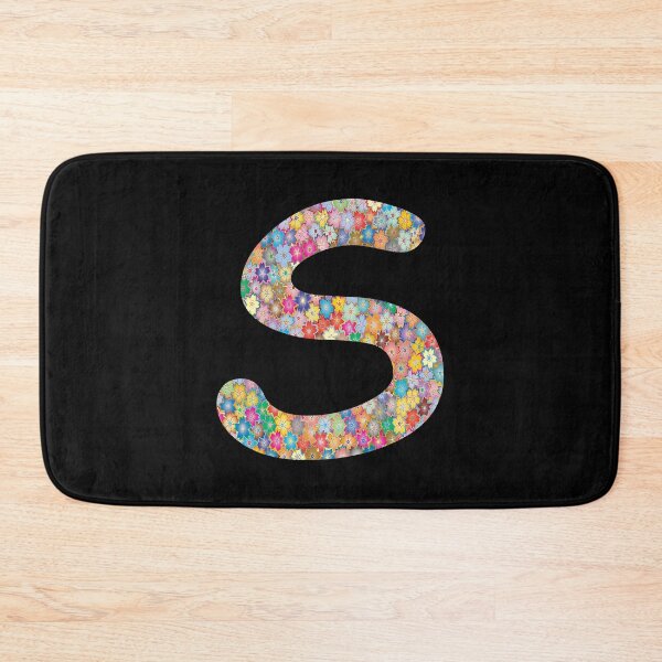 Item preview, Letter S Capital Alphabet Colorful Flowers Funny S Gift designed and sold by Shariss.