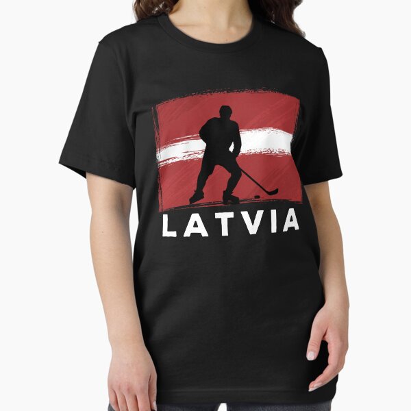 Item preview, Latvia Ice Hockey Team designed and sold by Hoiho Adventure Shirts.