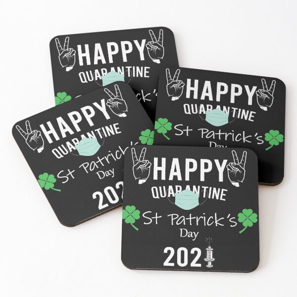 Item preview, Quarantine st Patrick day 2021-Funny Lockdown Trend Gift  designed and sold by BestDes.
