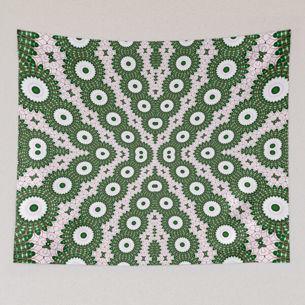 Item preview, Dynamic Green Dots Pattern designed and sold by Geoff Treagus.