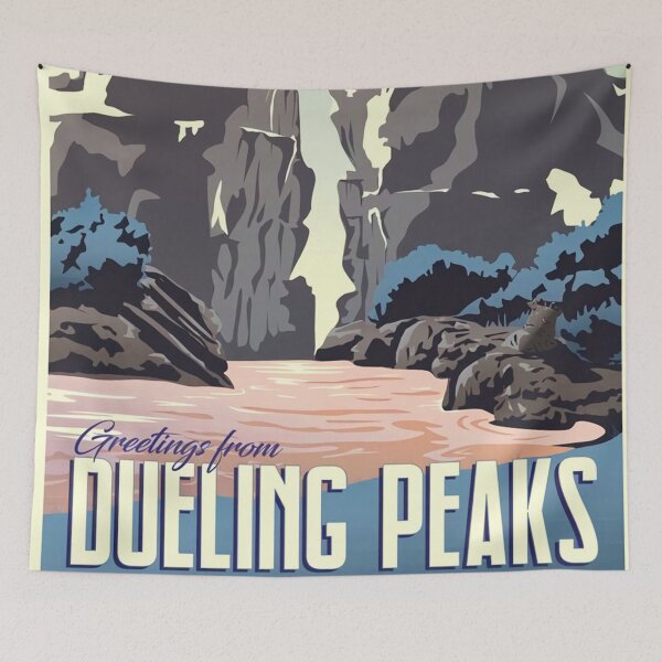Item preview, Greetings from Dueling Peaks designed and sold by skakxlez.