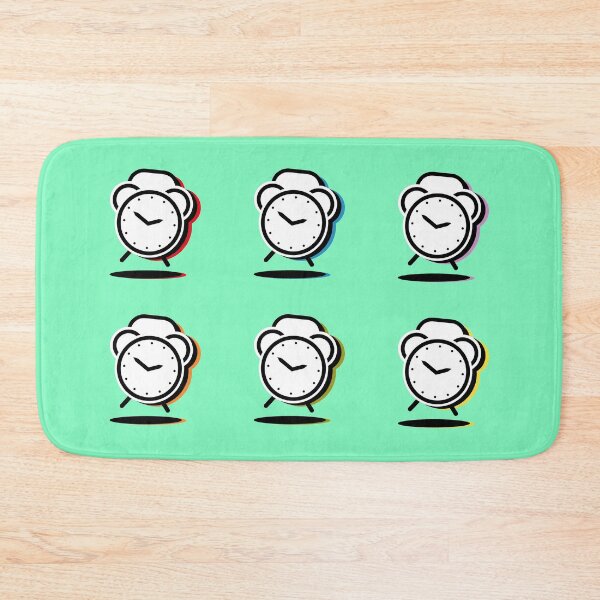 Item preview,  Tik...Tik...I'm your funny clock-light green background designed and sold by CSouissi.