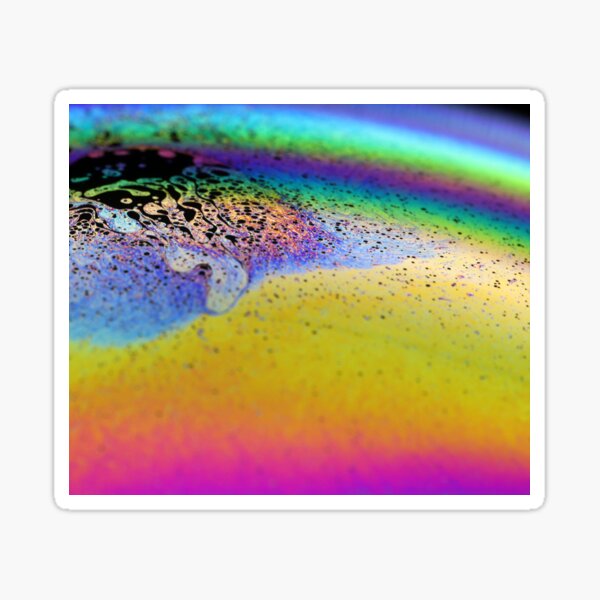 Soap Bubble - Black Hole & Rainbow Sticker