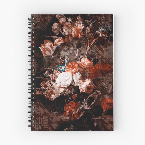 Item preview, houndstooth pattern roses fabric pattern designed and sold by dmyakar.