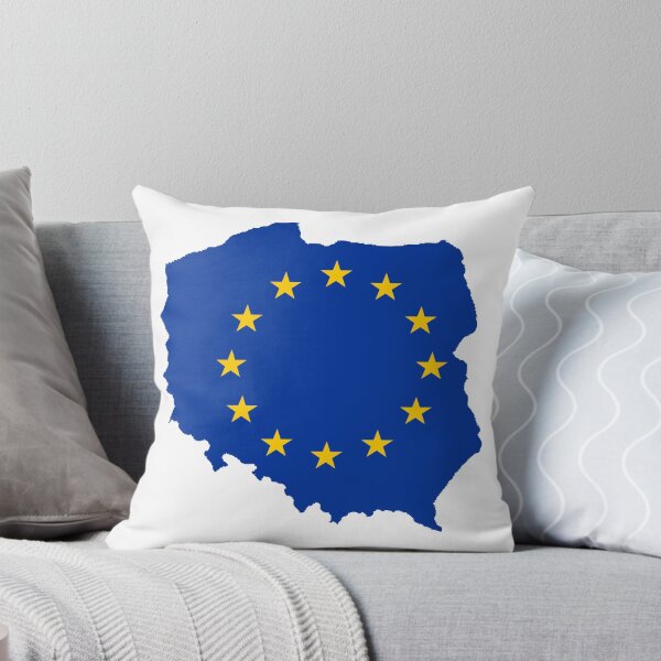 Item preview, European Union Flag Map of Poland designed and sold by abbeyz71.