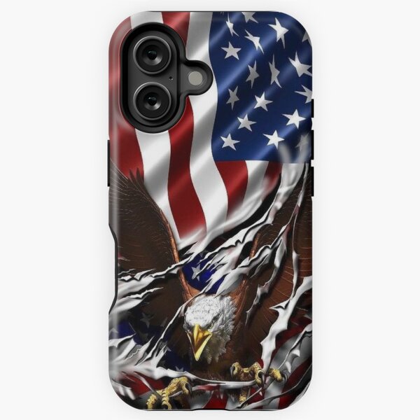 Aperçu de l'œuvre American Eagle & Flag, Patriot gear, États-Unis créée et vendue par NextLevelShop.