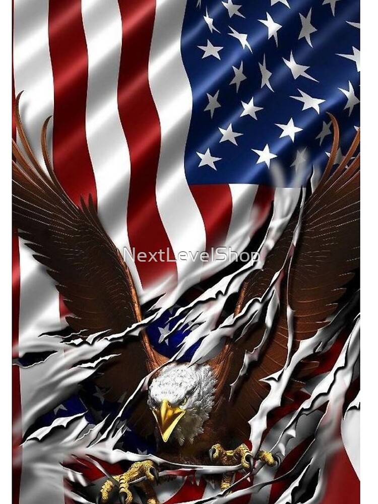 Patriotic American Eagle, Sublimation Design for T-shirt