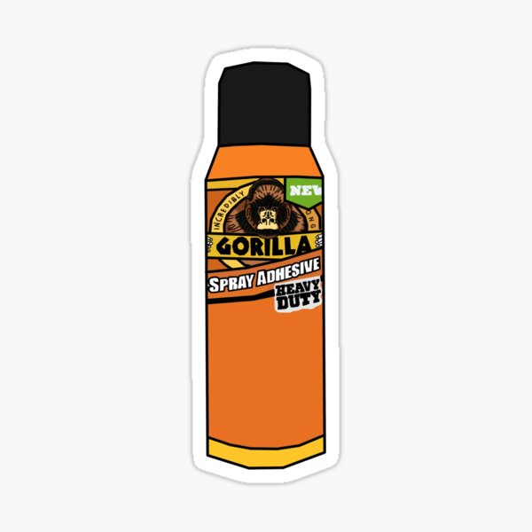 Item preview, Gorilla Glue Spray Sticker Meme designed and sold by TheAnonOne.