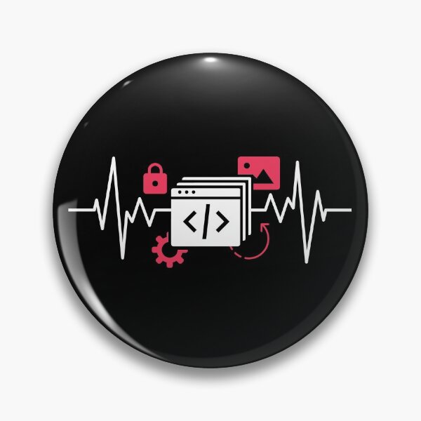 Item preview, Proud Web Developer Heartbeat Life designed and sold by livegood.
