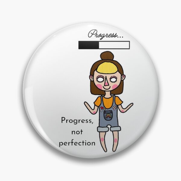 Item preview, Progress, not perfection designed and sold by KotlinArt.