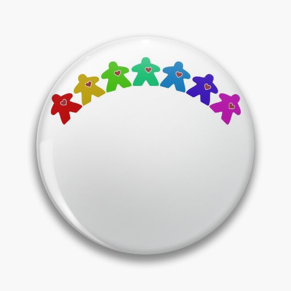 Artikelvorschau, Meeple Regenbogen entworfen und verkauft von JollyDave.