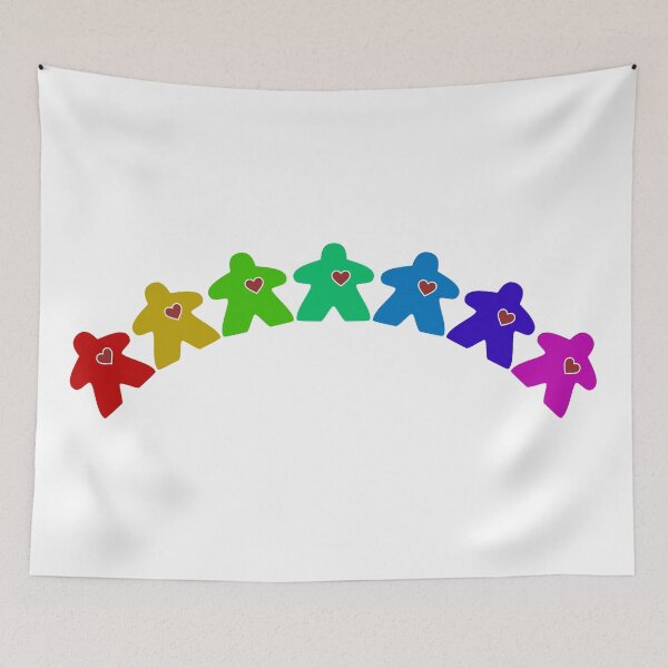 Item preview, Meeple Rainbow designed and sold by JollyDave.