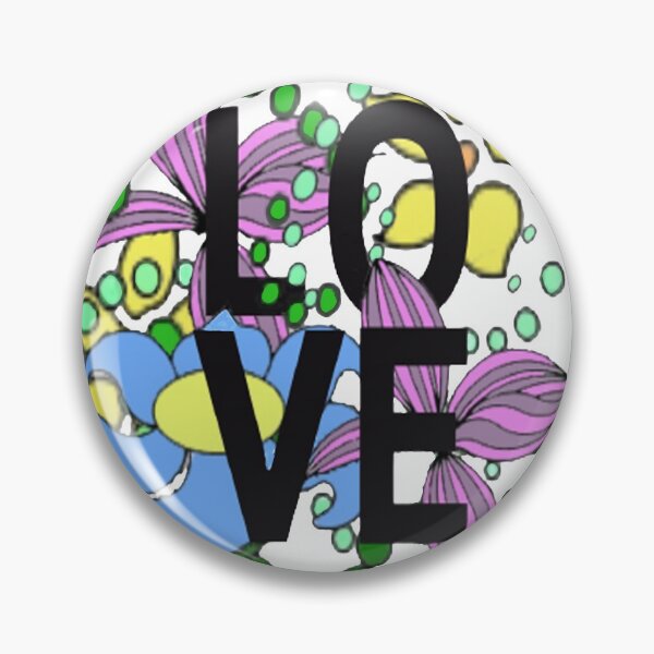 Item preview, LOVE and colorful flowers. designed and sold by LindaLG.